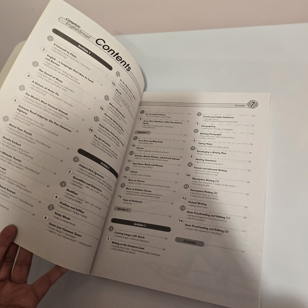 🌈NEW Complete EnglishSmart 7 Grade 7 Canadian Version Book - Picture 5 of 5